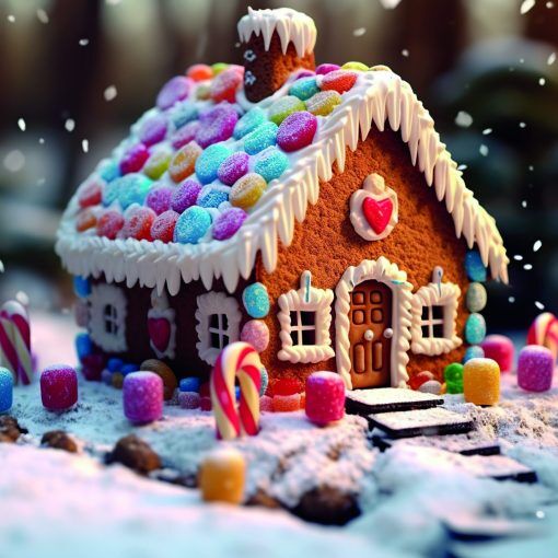 Kinder-Knusperwerkstatt:  „Baue dein eigenes Lebkuchenhaus"