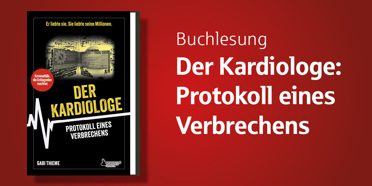 Buchlesung „Der Kardiologe: Protokoll eines Verbrechens“