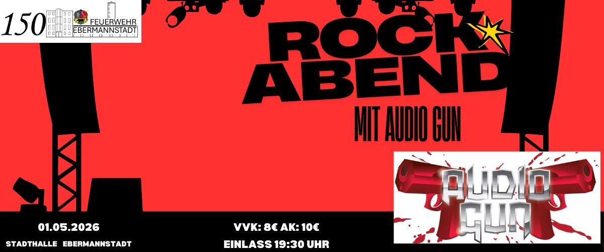 Live-Rock mit Audio Gun!