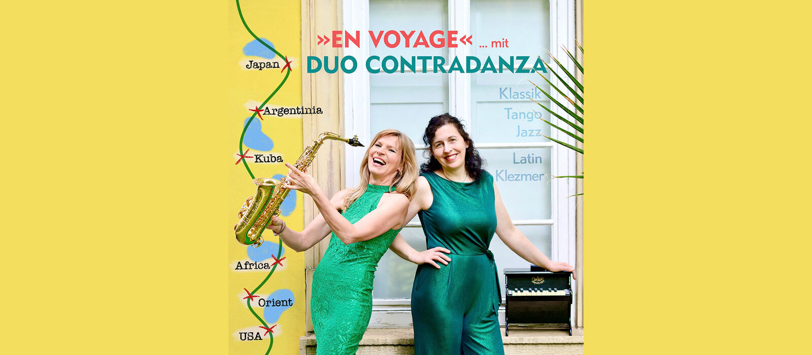 Konzerte im Heilbronner Land:  „En Voyage“ - unterwegs mit Duo Contradanza